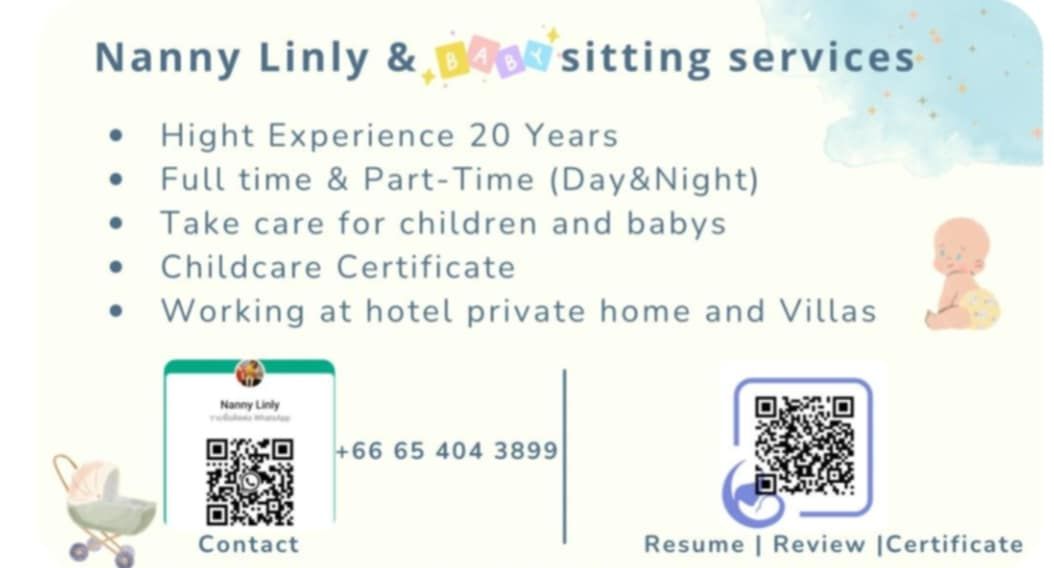 Trusted babysitter Phuket